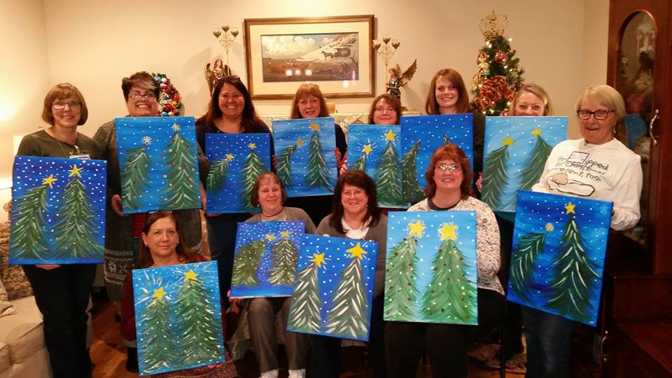 Painting with a Twist - Painting Party for Christmas Gift